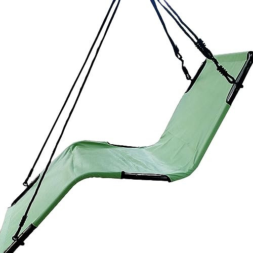 Hängende Chaiselongue, Loungesessel, Schaukel, Outdoor, großer Hängemattenstuhl, Fußstütze für Veranda, Hinterhof, Überdachung, Terrasse, Terrasse, Pool, Garten, Strand