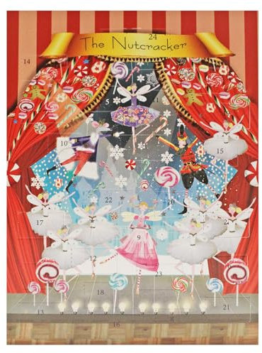 Christmas Card Advent Calendar with Red Envelope (The Nutcracker) 3099