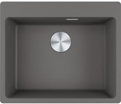 Kitchen Sink Made of Granite (Fragranite) with a Single Bowl from Franke Maris MRG 610-54 FTL - Stone Grey - 114.0661.795
