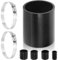 Swpeet 3 piezas 2,5 pulgadas - 63mm 4 capas reforzado recto tubo de silicona con 59-82mm 304 acero inoxidable T - perno manguera clip kit coche silicona tubo para Turbo admisión Intercooler