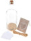 Santex – Botella de cristal con V UX 50 mensajes, 23,5 cm