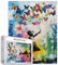 Tucocoo Puzzle für Erwachsene, 1 000 Teile, Schmetterlinge, kleines Mädchen, Banksy, Street Art-Stil, bunt, Heimdekoration, Familienpuzzle, perfekt für Spieleabende