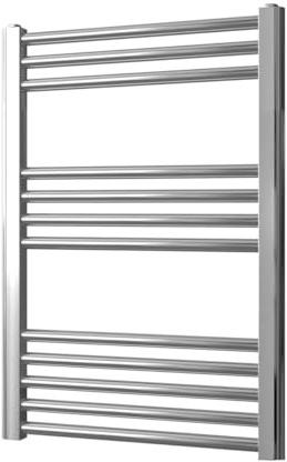 450mm Wide 800mm high Chrome Heated Towel Rail Straight Flat Bathroom Warmer Radiator Rack Central Heating Turkish Zone