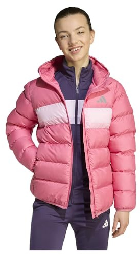adidas Unisex - Bambini SYNTHETIC DOWN JACKET, pink fusion/clear pink/true pink, 13-14 Years