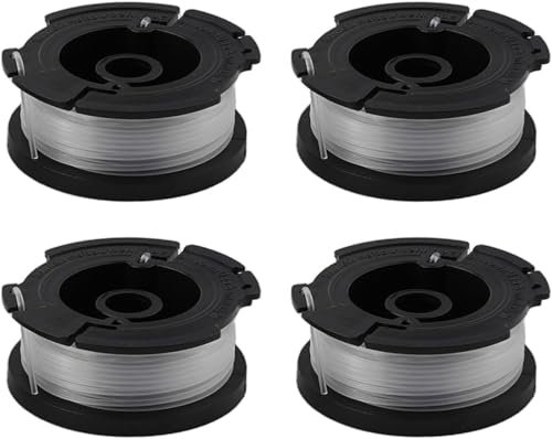 StarRing Lot de 4 bobines de rechange pour débroussailleuse Black and Decker pour débroussailleuse GL280 GL230 GL340 GL425 GL430 GL530 GL540