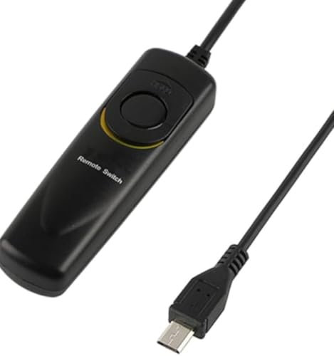 Kamera Auslöser Fernbedienungskabel RM-VPR1 mit Autofokus- und Belichtungsmessfunktion kompatibel mit Sony A1 A9 A7 A7S A7RV A9III A6600 RX100 VII M7 RX100M6 M4 M5 RX10M3 M4 A77 A99 II