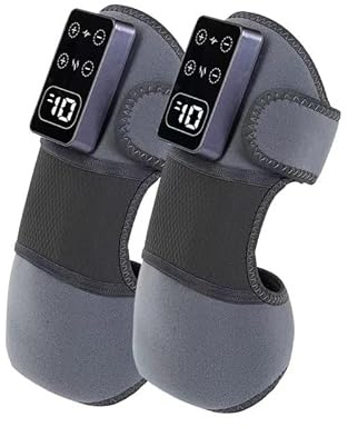Elektrischer Knie Massagegerät mit 3 Ebenen der Vibration und 5 Ebenen der heißen Kompression beheizt Bein Gelenk Muskel entspannende Knie Pad