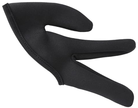 PRETYZOOM Hitzebeständiger Friseur Fingerhandschuh Drei Finger Schutz aus Umweltfreundlichem Material Einheitsgröße für Haarstyling und Lockenstäbe