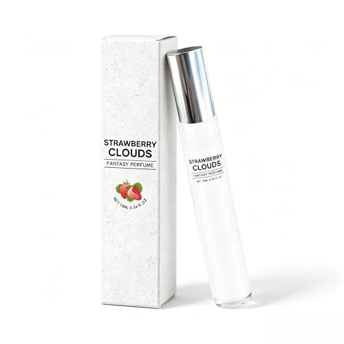 Rollerball parfum fraise et bonbon, parfum de fruit vanille, parfum longue durée, facile à utiliser for toutes les Occasions(1pcs)