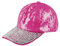 Boland - Mütze Bling, für Frauen und Männer geeignet, Basecap mit Pailletten, Glitzer, Kostüm, Fasching, Mottoparty, Rosa