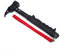 VGEBY 4 in 1 Multifunktion Hammer mit Gummi Griff und Seil für Outdoor Camping Zelt