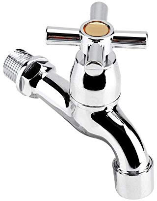 Grifo de Lavadora Grifo de Pared Agua Fria plástico Montaje en Pared Grifo de Agua Grifo Lavandería Cuarto De Baño Lavadora Bañera Grifo Exterior Jardín Grifo De Agua Fría Manguera Jardín Grifo G1/2