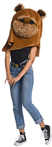 KULTFAKTOR GmbH Riesige Ewok-Maske Star Wars-Maske Maskottchen braun Einheitsgröße