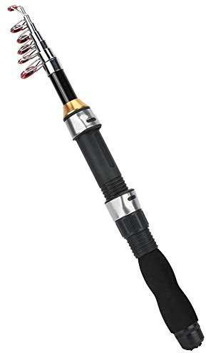 Mini Taschen Angelrute Pen Angelrute für Seefischerei Salzwasser Süßwasserfischen(1.5M)