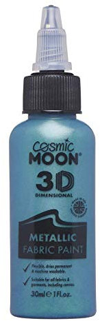 Cosmic Moon - Pittura per Tessuti Metallizzata - 30ml - Verde