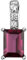 Jobo Damen Anhänger 925 Sterling Silber 1 Rhodolith 3 Zirkonia