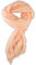 fashionchimp BASIC-Schal für Damen mit weichem Fransensaum, Tuch in leichter Qualität mit Baumwolle, einfarbig (Apricot)