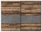 FORTE CLIF Schrank 270, Kleiderschrank, Schwebetürenschrank groß Vintage Schlafzimmer 2-türig, Holzdekor: Old – Wood Vintage / Betonoptik Dunkelgrau, 270 cm breit x 210.5 cm hoch x 61 cm tief