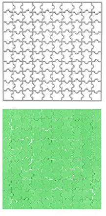 Stanzenshop Stanzschablone Puzzle, Stanzformen, Schablonen, Scrapbooking, Kartenherstellung, DIY, Prägeschablonen, Papierkarten, Cutting Dies