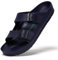 SAGUARO Hausschuhe Herren Damen Leicht Elastisch Pantoletten Klassisch Badschuhe Unisex Erwachsener Sandalen, Haus Dunkelblau 45