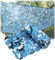 GASSNAKE Tarnnetz Sichtschutz Sonnenschutz Tarnung für Freizeit Camping Jagd Camouflage Netz (Blue,3 * 3M)
