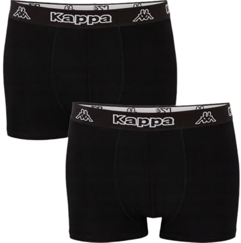 Kappa 3er Pack Vario 3 Men Boxer Shorts, Herren Unterwäsche Boxershorts 708386, Farbe:Black, Bekleidungsgröße:M