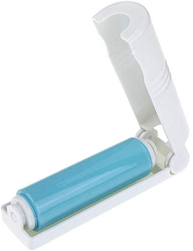 bopely 1 Stück Klebrige Fussel Rolle Tragbare Waschbare Staub Fusselrolle Wiederverwendbare Waschbare Reisegerät Pet Haustierhaarentferner Pinsel Zufällige Farbe