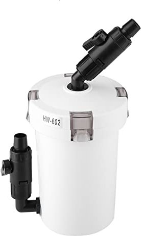 lyrlody Filtro Esterno per Acquario Regolabile, Filtro Acquario Silenzioso Filtro Esterno Autoinnescante per Acquari, Secchio Filtro per Acquario(602 Senza Pompa e Accessori)