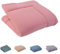 ULLENBOOM ® Baby Krabbeldecke 120x120 cm gepolstert Musselin Rosa (Made in EU) - Krabbeldecke für Baby mit 100% ÖkoTex Baumwolle, ideal als Babydecke & Spieldecke