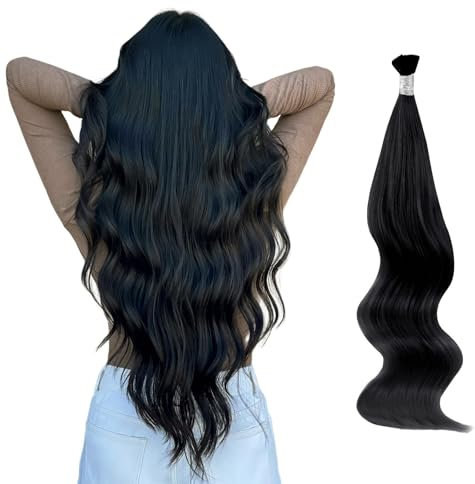 ABH AMAZINGBEAUTY HAIR I Tip Haarverlängerungen Echthaar Extensions Bondings 60cm Glatt Farbe #1 Tiefschwarz Unsichtbare Seidig Glatte Remy Extensions Echthaar Spitzen 50g 50 Strähnen