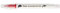 Pentel Brush Sign Pen Twin SESW30C Faserschreiber, 2 pinselähnliche Spitzen, rot (1 Stück)