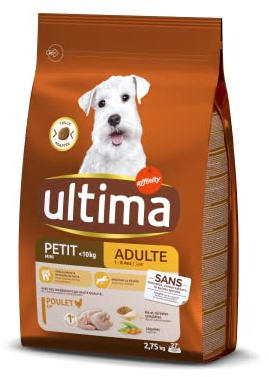 Ultima Croquettes Petit Chien Adulte Poulet - 2,75 kg