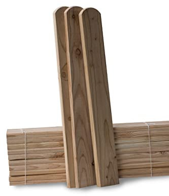 Zaunlatte 2x9x80cm Sibirische Muster A