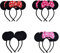 KALUROIL 8 PCS orecchie di Minnie Topolino Topolino festa di compleanno decorazione Minnie Cerchietti di Accessori della festa di Topolino