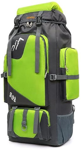 FLYIFE Wanderrucksack,90L Hohe Kapazität Unisex Herren Damen Rucksack Trekkingrucksack Reiserucksack Outdoorrucksack Für Wandern Radfahren Bergsteigen und Reisen Ripstop und undurchlässig
