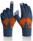 Donfri Winterhandschuhe Touchscreen Handschuhe Fleece Stretch Strickhandschuhe Sport Warm Laufhandschuh Indoor-Outdoor-Sport für Damen und Herren (Grau)