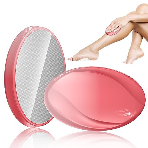 Nano Haarentferner für Damen und Männer, Kristall Haarradierer zur Haarentfernung - Tragbares Crystal Magisches Haarentfernungsgerät - Schmerzfreie Lösung für Rücken, Arme und Beine (Rosa)