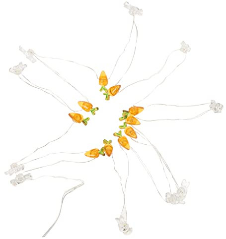 HOMSFOU Karottenhäschen-Lampe Goblincore-Raumdekoration Baum Licht Ornament Wohnkultur beleuchtung szene dekor Osterdekorationen Modellieren Hase Partybedarf Kaninchenlicht farbige Lichter