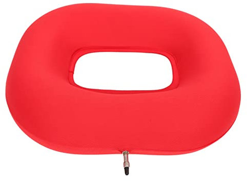 LIZEALUCKY Aufblasbares Donut-Kissen, Verdicktes Gummiringkissen, Faltbares Donut-Kissen-Sitzkissen Für Steißbein-Hämorrhoiden, Steißbeinschmerzen