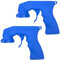 JNNJ 2 Stück Sprühdosenhandgriff, Farbspritzpistole Griff, Auto Universal Pistolengriff, Sprühfolie Spray Pistole Pistolengriff für Sprühdosen, Spraydosen Handgriff Halter Griff, Schützt Hände(Blau)