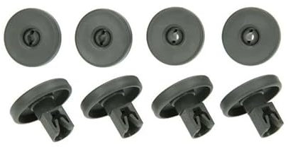 SOS Accessoire Set mit 8 Rollen, Korb unten, grau, für Spülmaschine 50286965004 AEG, Arthur Martin Electrolux, IKEA, Juno, Leonard, P