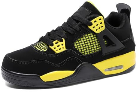 Herren Sportschuhe Große Größe Sportschuhe Herren Basketballschuhe Mode Sport Basketballschuhe Retro Shoes Trainers for Kids and Adults 41EU