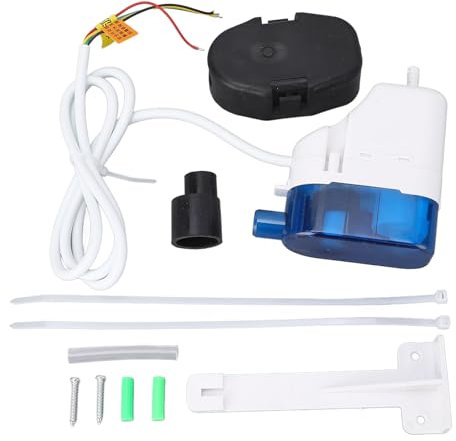 Pompa Condensa, Motore 24 L/H 5 W, Sollevamento 10 M, Serbatoio 70 Ml, Ventilazione Silenziosa, Potenza 10 KW, Adatto per Condizionatore D'aria, Deumidificatore, Stufa con Design