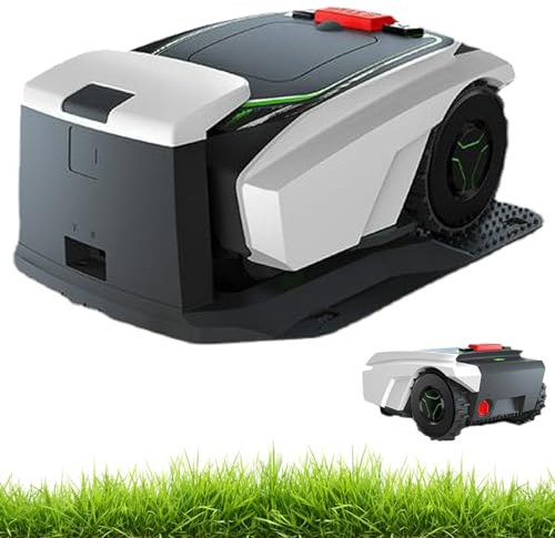 Robot tagliaerba per prati, Robot tagliaerba intelligente con navigazione satellitare per prati di grandi dimensioni che taglia da solo, per cortili medio-piccoli