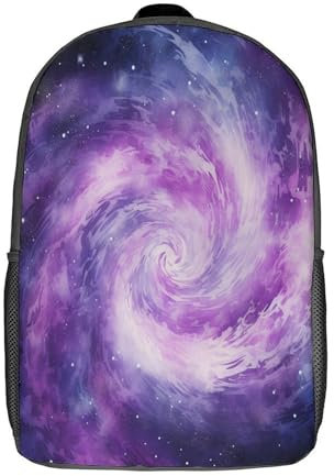 Galaxy Schulrucksack, Rucksack Herren Passend Laptop Schulranzen Vintage Rucksack Für Teenager Hochschule Schultasche Casual Daypack 17inch