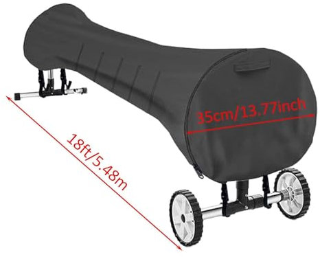 Afurl Solar-Deckenrolle, Rollenabdeckung, Pool-Solarabdeckung, Rolle - Verstellbare Pool-Solardecke - Verstellbare Solar-Poolabdeckung, Schwimmbad-Solardecke, robuste Schwimmbadabdeckung für den