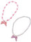 SOIMISS 4 Stück Halskette für Kinder Mädchen spielen Schmuckset Perlenarmband für Kinder kindergeburtstags mitgebsel pearl necklace Kinderkette Schmetterlinge Halskette Perlenkette Acryl