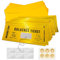 6 Set Goldenes Ticket Gutschein Rubbel, Gutschein zum Selber Ausfüllen mit Rubbelaufkleber, Rubbellose Selber Machen, Rubbelkarte zum Beschriften, Geburtstagskarte Kinogutschein Geschenke für Frauen
