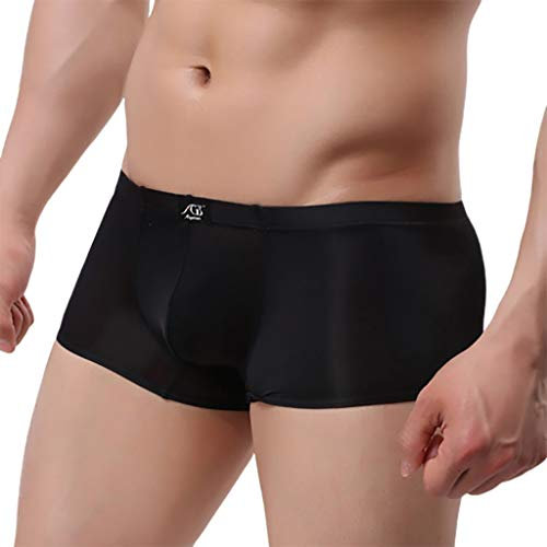 Unterwäsche Joggen Herren Brief Color Damen Unterhosen (Black, XL)
