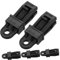 OSOLADY 5 Pack Heavy Duty Tent Brackets for Supporting Camping Tarp Tent Hook and Windproof Straps